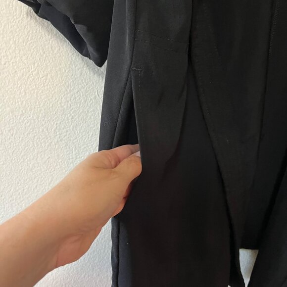 Max Studio Women's Black Open Front Pockets Lightweight Cardigan Jacket SZ XL - Picture 6 of 7